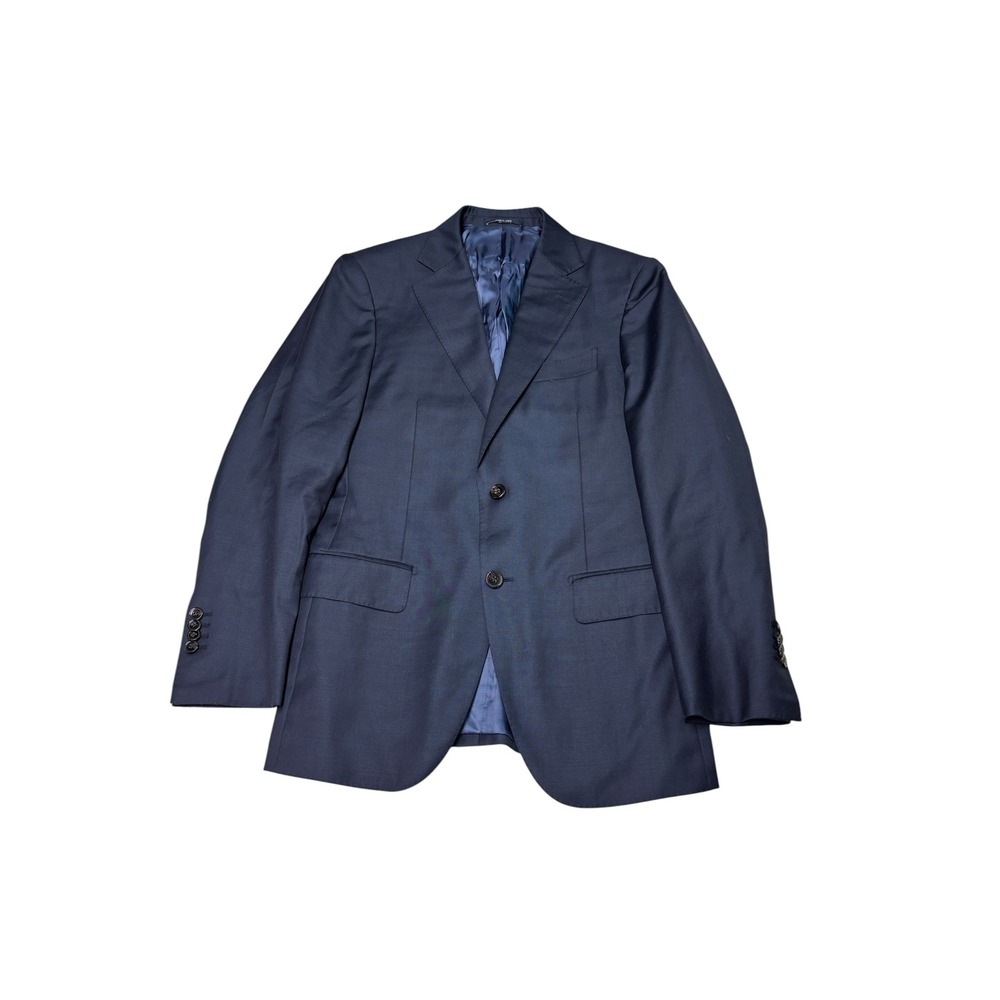 Suitsupply x  Vitale Barberis Canonico Napoli Int Navy Blue Wool Blazer Mens 34R